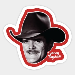 Johnny Paycheck - Country Fan Art Sticker